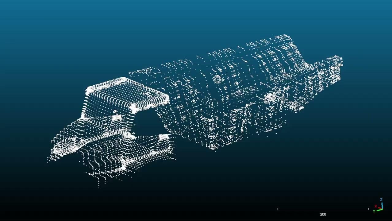Truck point cloud