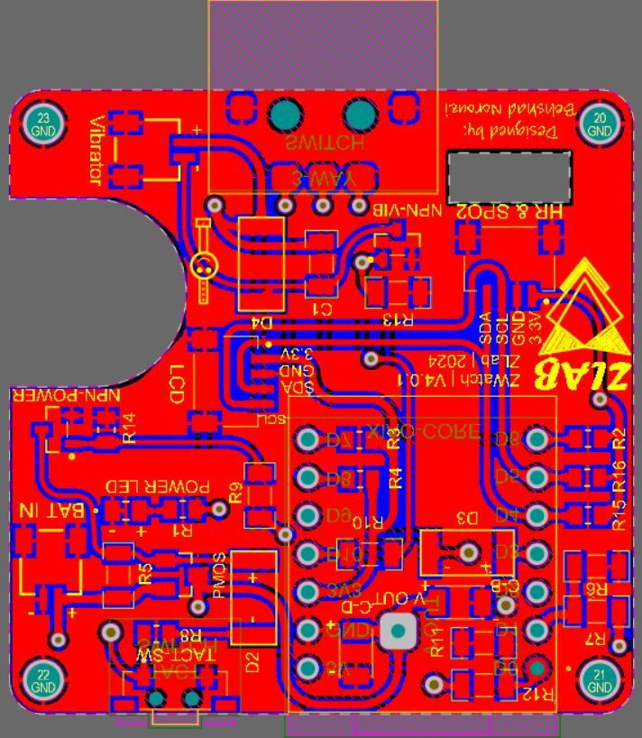 Wristband PCB design